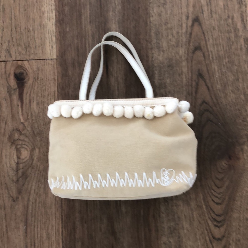 Saint Laurent Canvas Mini Tote Bag